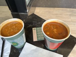 Lentil and goulash soup  at Soup Bros in Maastricht
