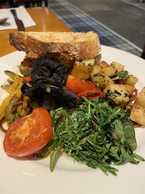 Veggie breakfast   at The Inn on Loch Lomond in Inverbeg