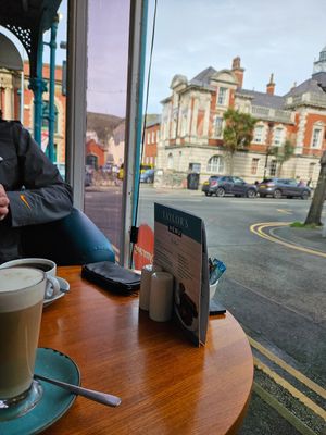Latte at Taylor's in Llandudno