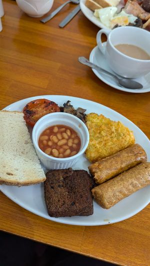 Vegan breakfast at Taylor's in Llandudno