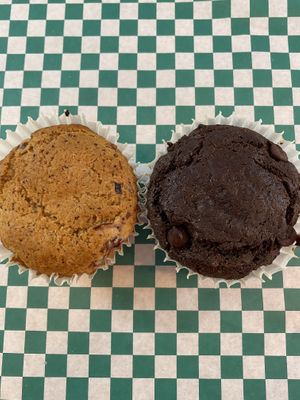 Cranberry Crunch & Double Chocolate Muffin at Naked Vegan in Greenville
