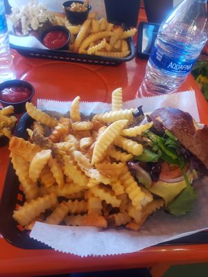 The food is excellent at Naked Vegan in Greenville