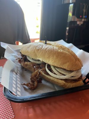 The vegan rib  at Naked Vegan in Greenville