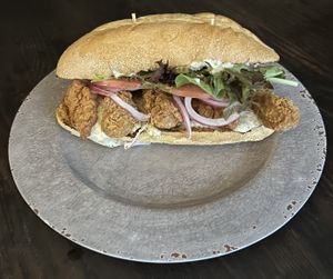 Atlas Monroe Po’ Boy  at Naked Vegan in Greenville