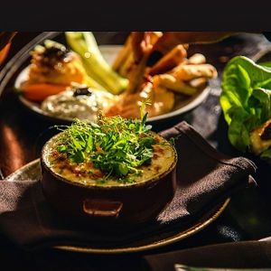 . at GRECA Vegetarian Greek in New York City