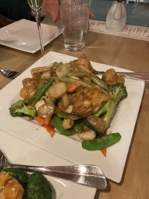 One of the veggie and tofu dishes (all so similar I lost track of what’s what)   at Jia Mei Asian Kitchen in Madison