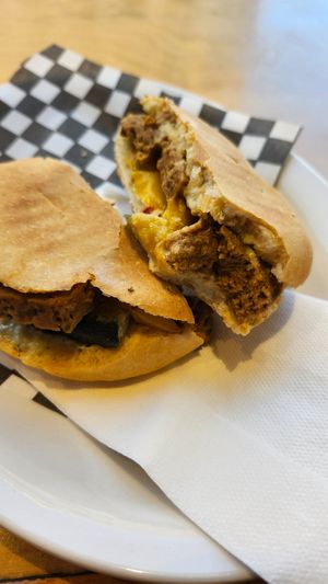 Sandwich végétalien 🌱 at Les Bruleries in Quebec