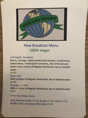 Now doing breakfasts!  at Viva Las Vegan in Maidstone