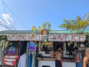  at Wishing Well Shave Ice in Princeville