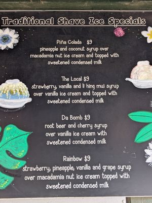  at Wishing Well Shave Ice in Princeville