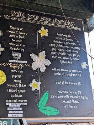  at Wishing Well Shave Ice in Princeville