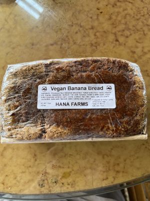 Vegan banana bread  at Hana Farms in Hana