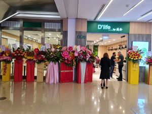 Restaurant front ~10/10/21~ GRAND OPENING at D'life 蔬食 - Somerset  in Central Singapore