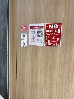 HappyCow stickers at D'life 蔬食 - Somerset  in Central Singapore