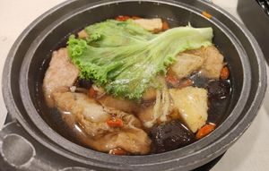 Bak Kut Teh (Lion Mushroom - not vegan) at D'life 蔬食 - Somerset  in Central Singapore