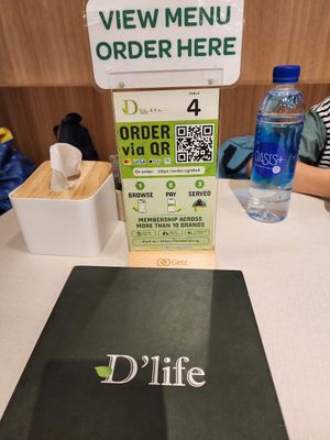 Order via QR at D'life 蔬食 - Somerset  in Central Singapore