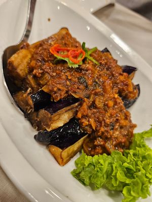 Sambal Eggplant ~ 11/3/24 at D'life 蔬食 - Somerset  in Central Singapore