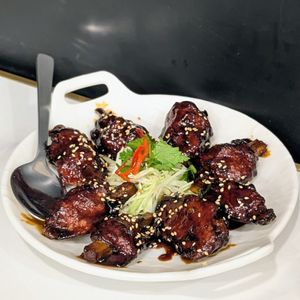 Vegan Homemade Marmite Ribs at D'life 蔬食 - Somerset  in Central Singapore