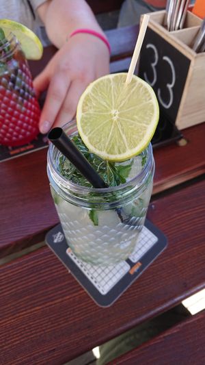 Holunder Minze Limo at Burgerwerk in Wiehl