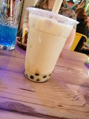 Brown sugar and vanilla bubble tea at Jungle Street Kitchen in Lichfield