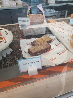 Orange crunch at Primark Cafe in Stretford