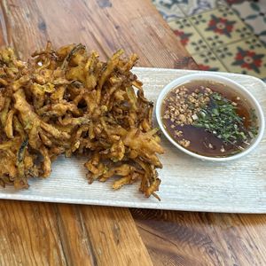 Squash Fritters  at Khao San Road in Toronto