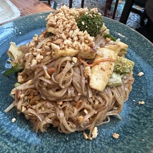 Three Flavours Pad Thai (veggies + tofu)  at Khao San Road in Toronto