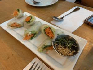 Fresh rolls at Khao San Road in Toronto