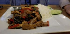 Pad gra prao  at Khao San Road in Toronto