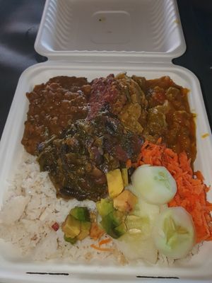 Super lekker en gezond uit eigen voedselbos at Kunuku Kitchen in Willemstad