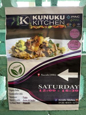   at Kunuku Kitchen in Willemstad