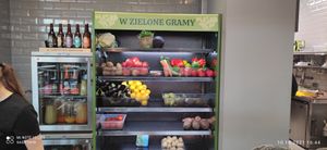 They use local important and fruits 
"We play green"  at Masna Micha in Gdansk