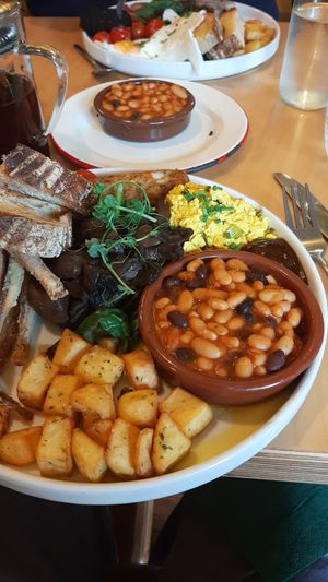 Vegan breakfast at The Garden of Easton in Bristol