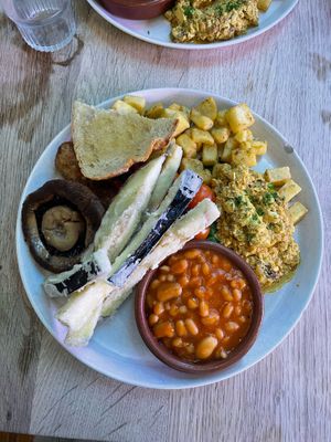 Vegan breakfast at The Garden of Easton in Bristol