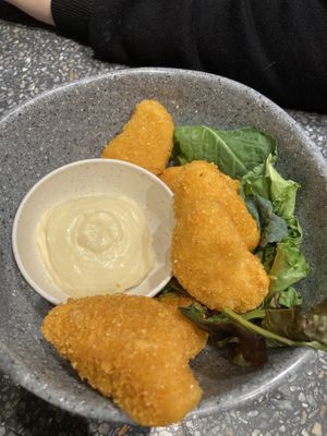 Groente nuggets  at Copper Branch in Utrecht