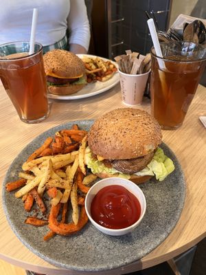 Portobello burger at Copper Branch in Utrecht