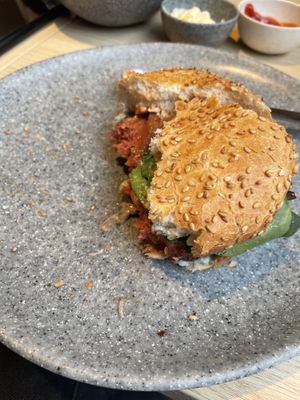 Burger  at Copper Branch in Utrecht
