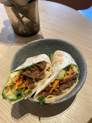 Shii-take wrap: warm and tasty at Copper Branch in Utrecht