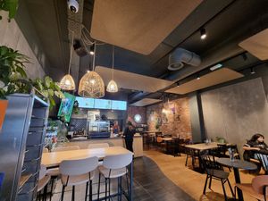 Interior/counter at Copper Branch in Utrecht