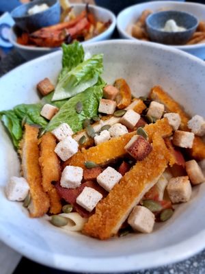 Cesar salad at Copper Branch in Utrecht