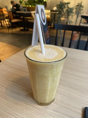 Exotic smoothie: allright. The green and red smoothies are better. at Copper Branch in Utrecht