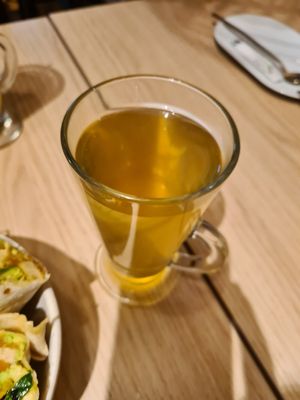 Bio green tea at Copper Branch in Utrecht