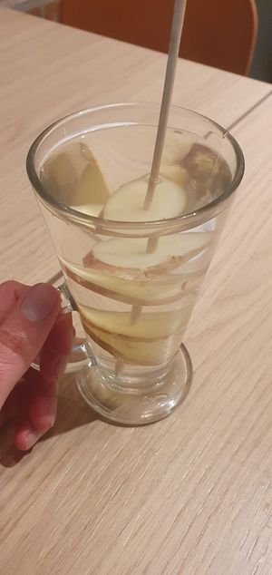 Bio ginger tea at Copper Branch in Utrecht