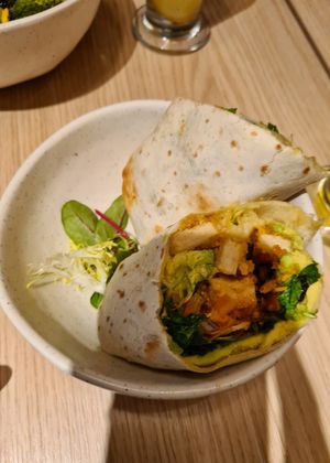 Crispy wrap at Copper Branch in Utrecht