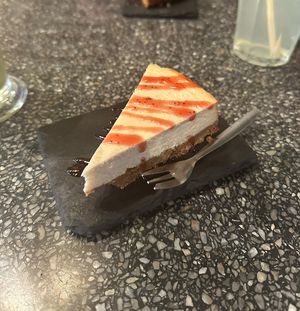 Cheesecake  at Copper Branch in Utrecht