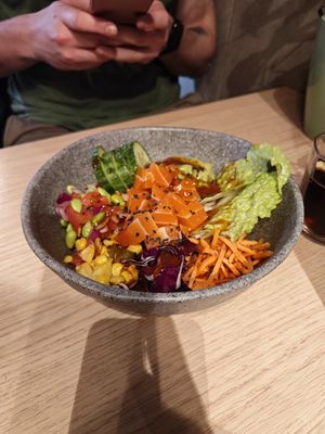 Poke Bowl at Copper Branch in Utrecht