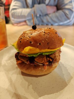 Shiitake Burger at Copper Branch in Utrecht