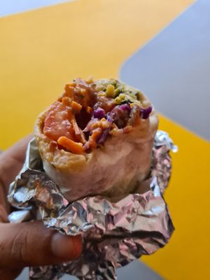 Falafel wrap at Copper Branch in Utrecht