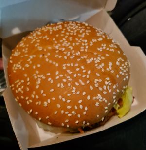 Shiitake burger at Copper Branch in Utrecht