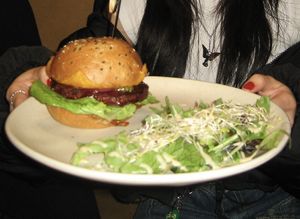 classic burger  at Copper Branch in Utrecht